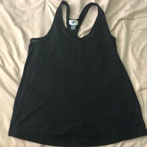 Black tank top